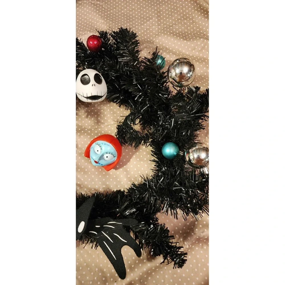Jack Skellington Nightmare Before Christmas Wreath Disney Door Sally Decoration